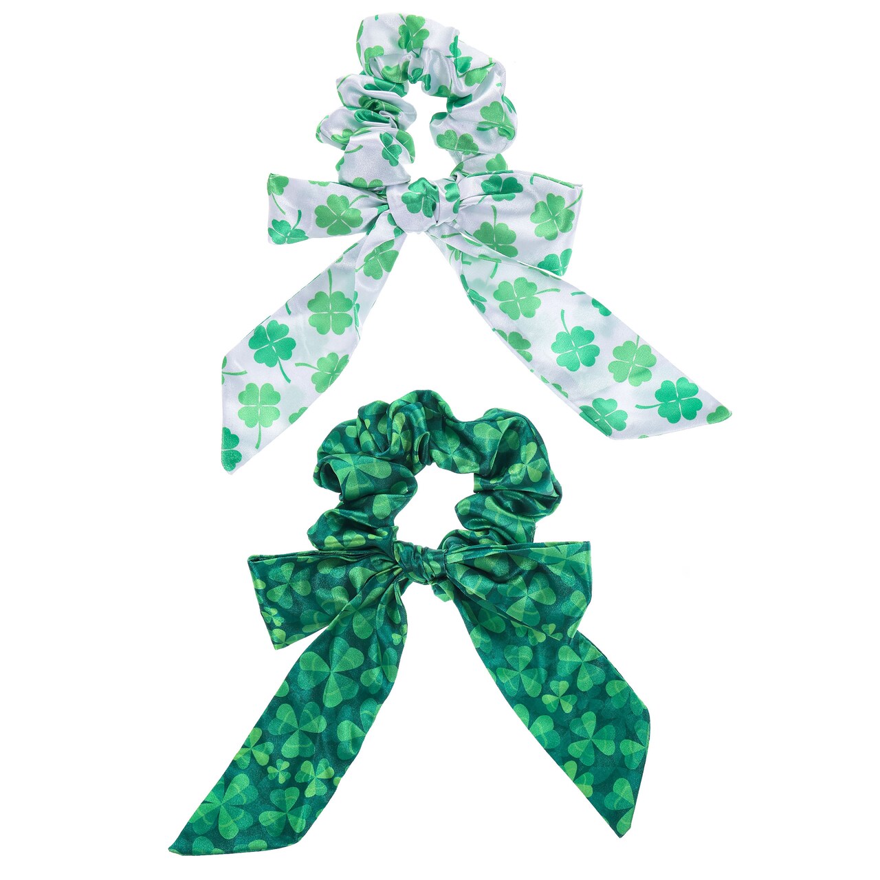 CityxCity St. Patrick's Day 2 Piece Scrunchies with Bow and tails